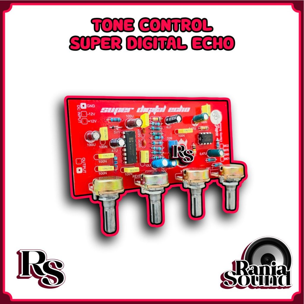 Tone Control Super Digital Echo ups