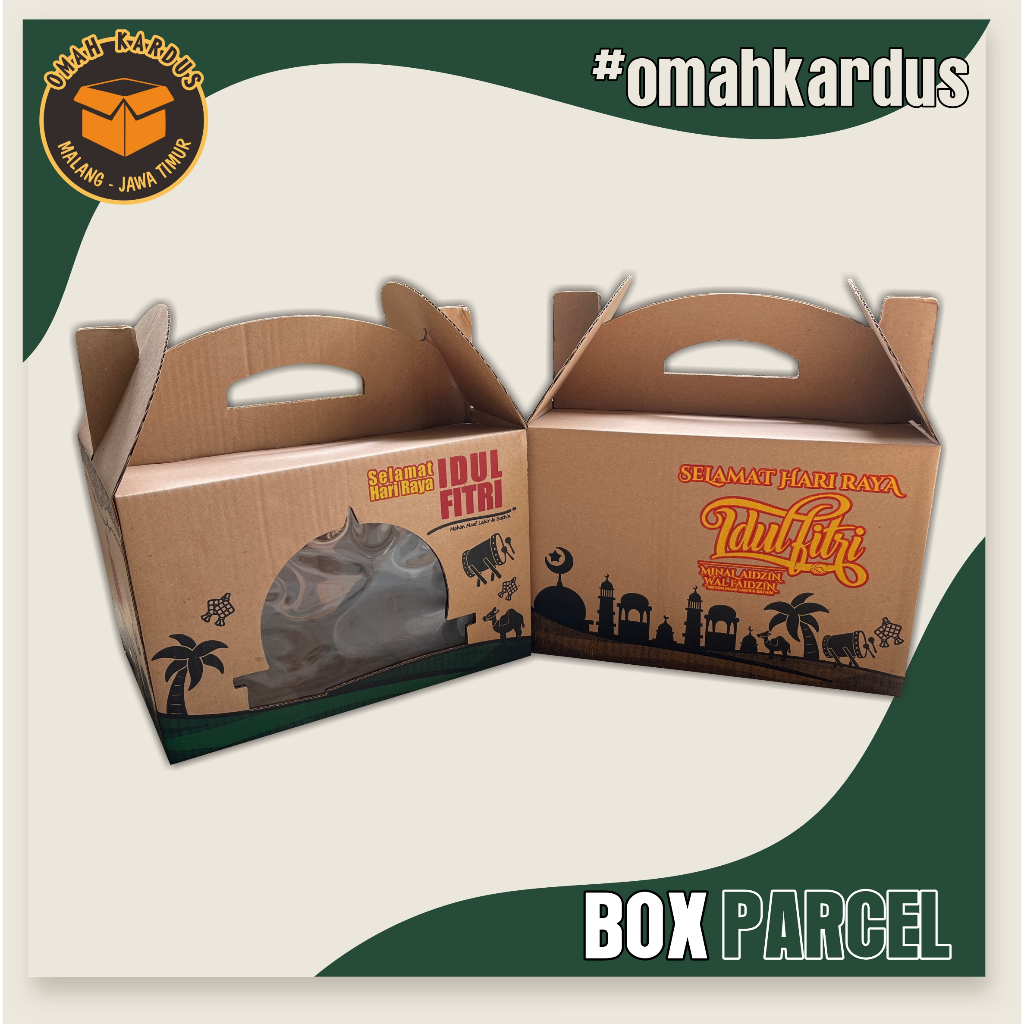 Box Parcel 30x20x20 cm / KARDUS BOX PARCEL LEBARAN model jinjing / box lebaran / box idulfitri