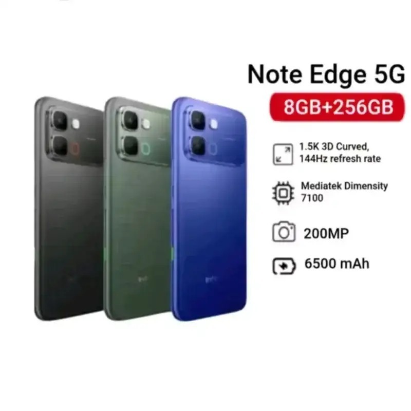 (Chat Admin Untuk Ketersediaan Stock dan pengiriman instan) Hp Infinix Note Edge 8/256 AMOLED 50 MP 