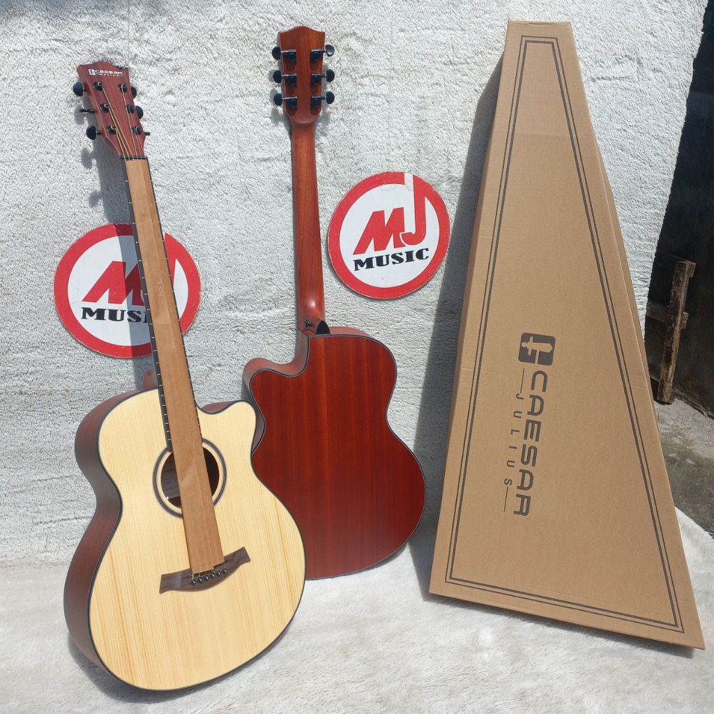 Gitar Akustik Caesar Julius WL-700 Top Solid Spruce Original