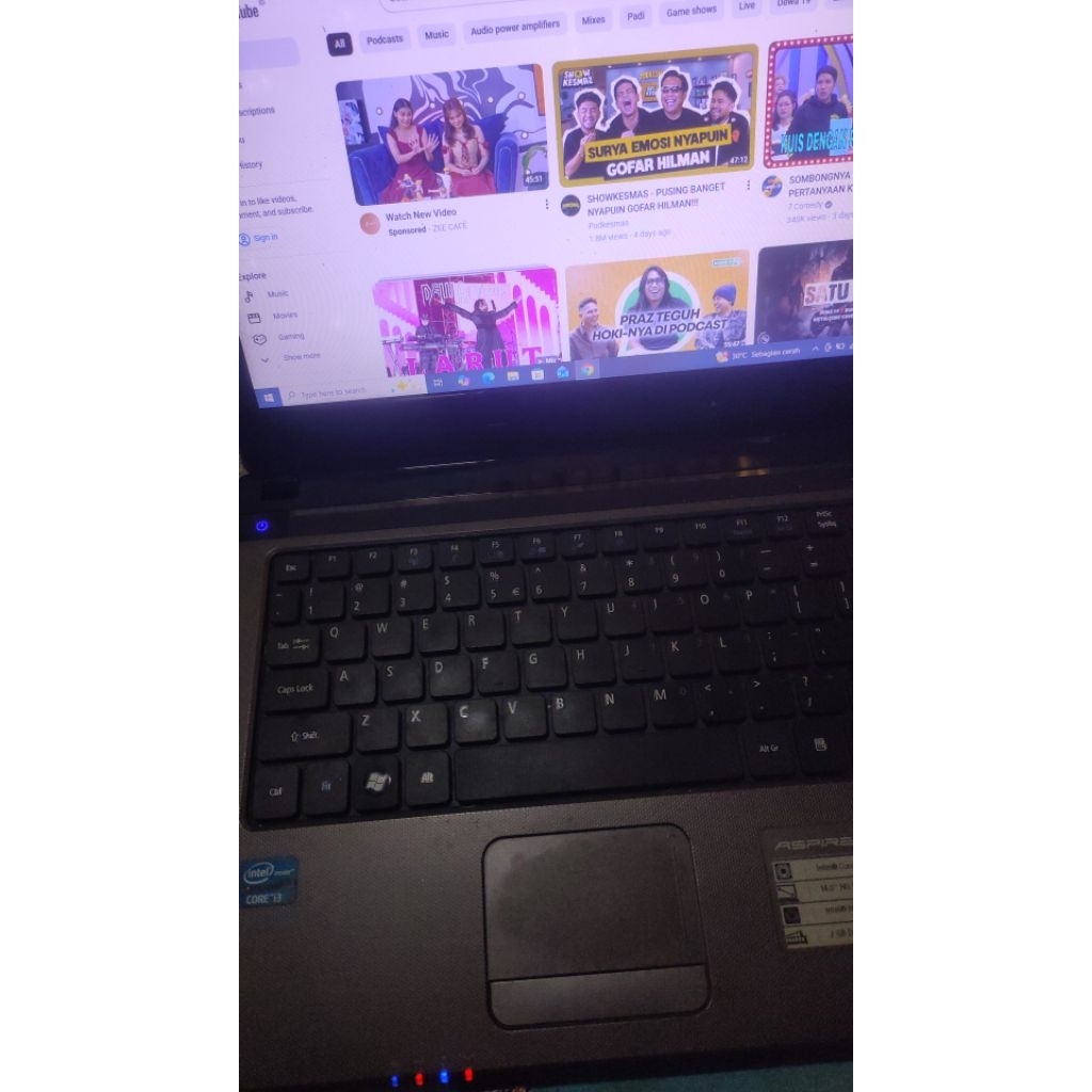 laptop Acer 4750 Intel core i3