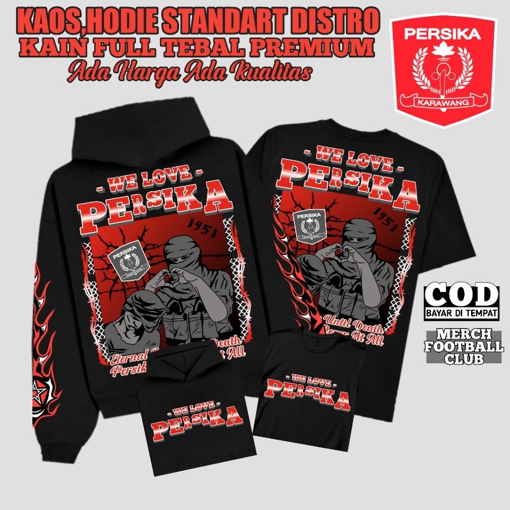 Kaos & Hodie Persika Karawang Cowok Cewek