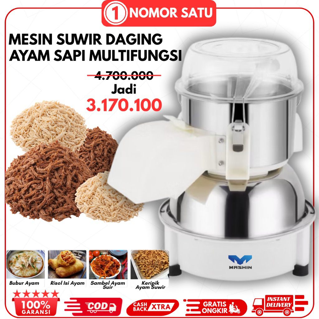 Mesin Suwir Daging Ayam dan Sapi