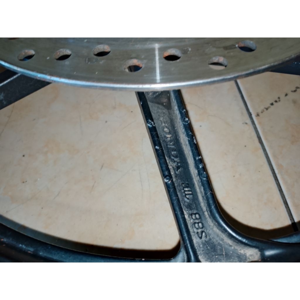 velg depan belakang Honda CBR CBU Thailand 2006 original copotan