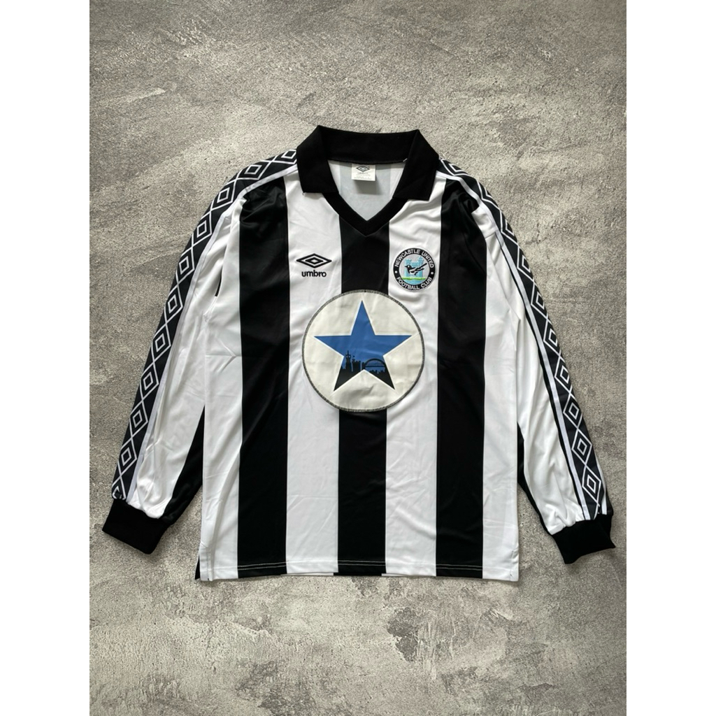 Jersey Retro Newcastle United 1980-82 Longsleeve Vintage Bloke Core Rare
