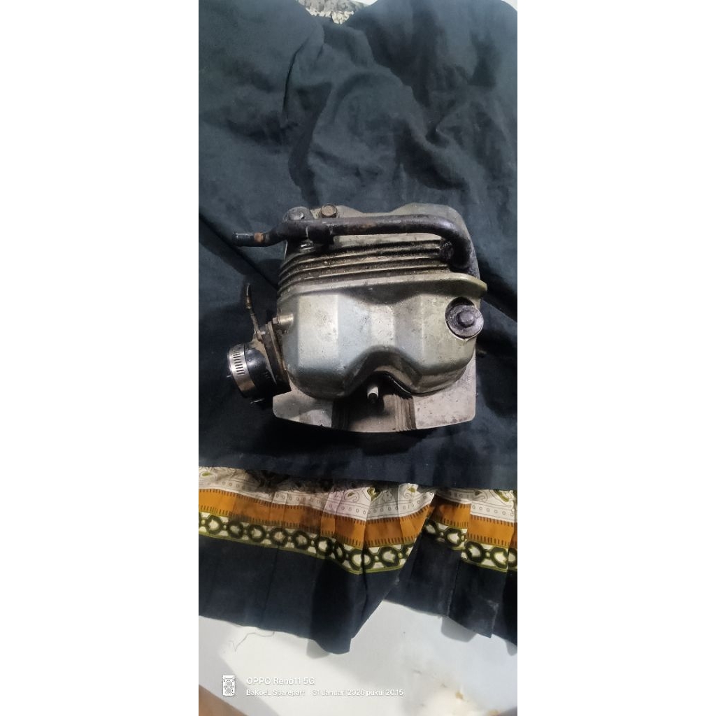 KOP HEAD BLOK MEGAPRO MONOSHOCK VERZA ORIGINAL COPOTAN SET TINGGAL PAKAI