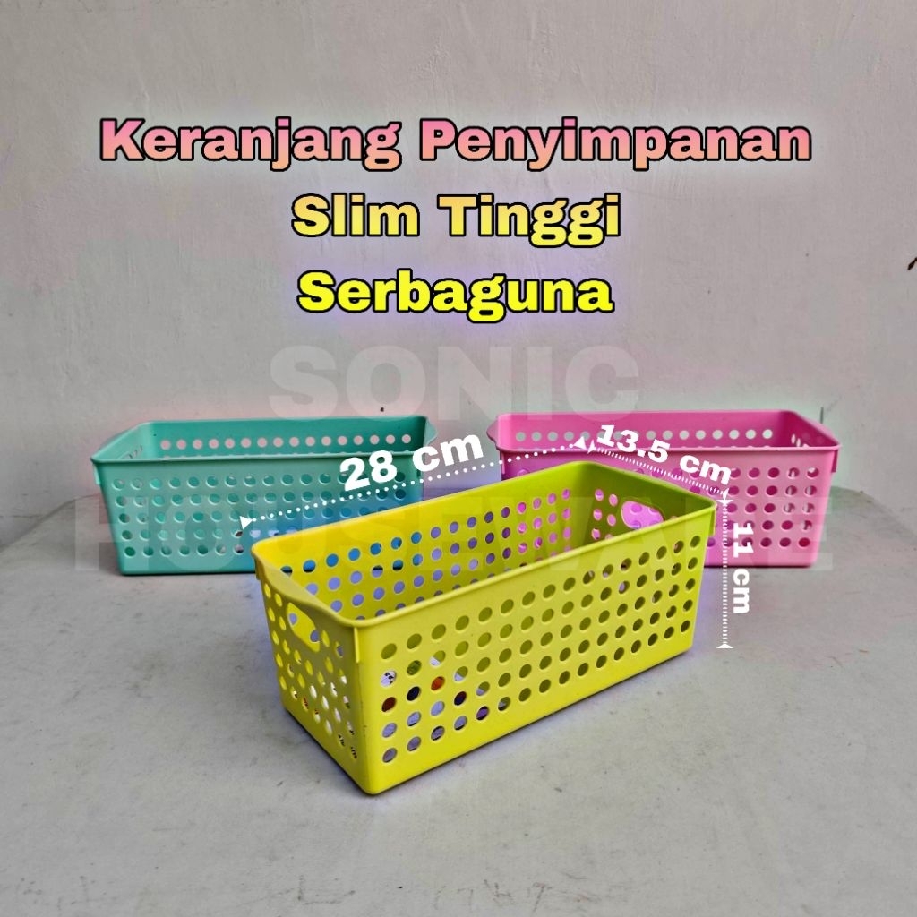 Keranjang Surat Slim Tinggi Panjang Tempat Wadah Penyimpanan Tempat Obat Resep Apotik Apotek Kuitans