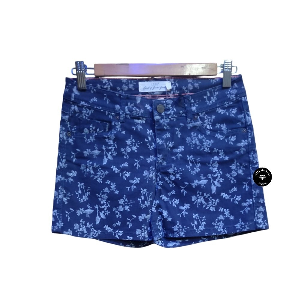 L.O.G.G. KID'S GIRL SHORT JEANS/ CELANA JEANS PENDEK ANAK PEREMPUAN BLACK WHITE COLLECTION