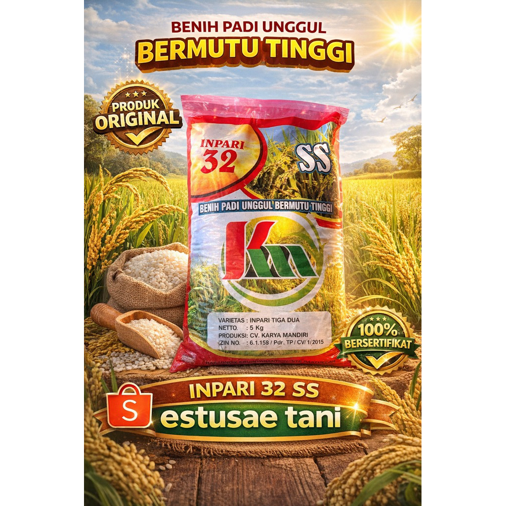 Benih Padi Unggul INPARI 32 SS