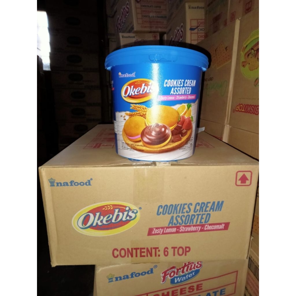 OKEBIS COOKIES CREAM ASSORTED 250gr
