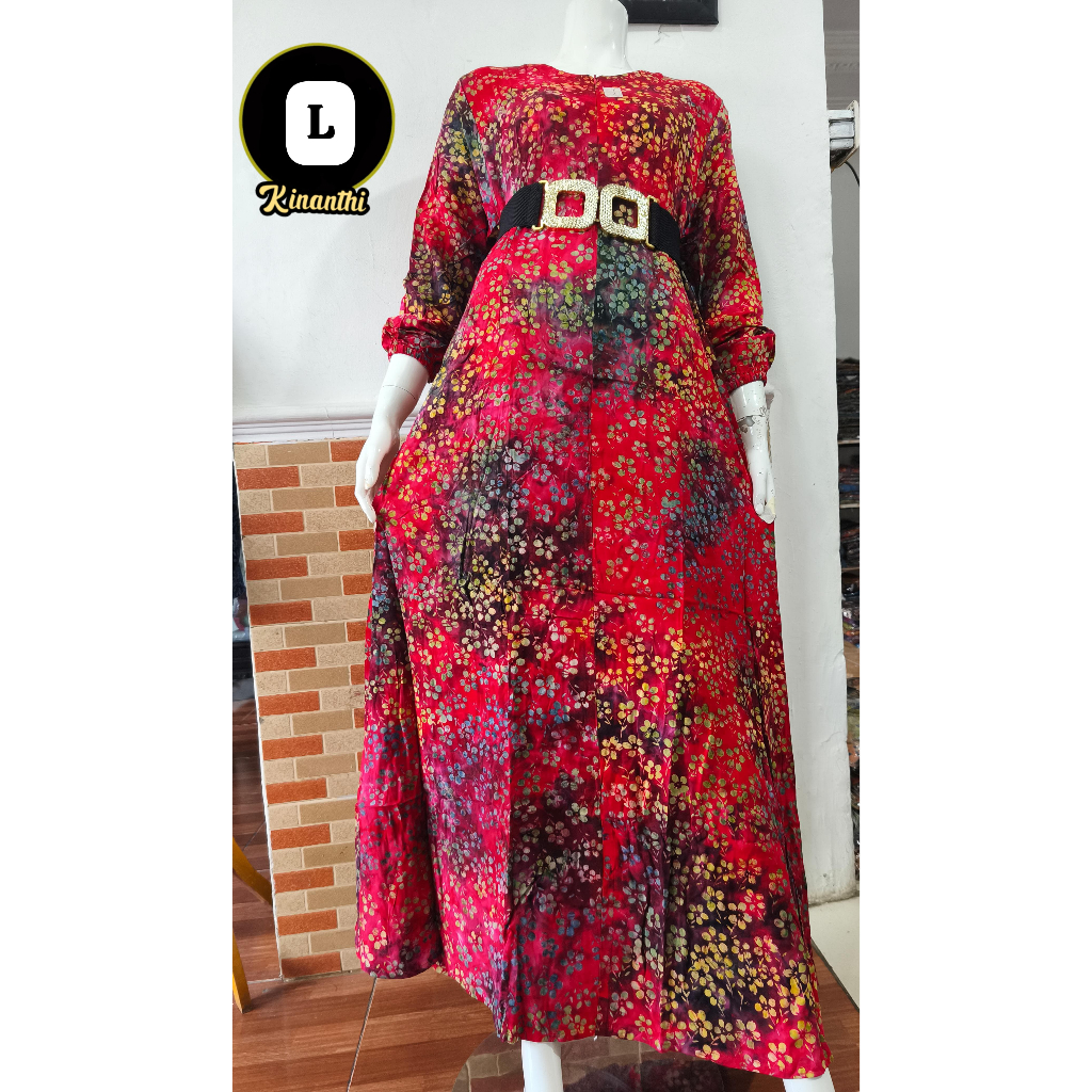 GAMIS KLOK KINANTHI/Kinanthi Batik Nusantara