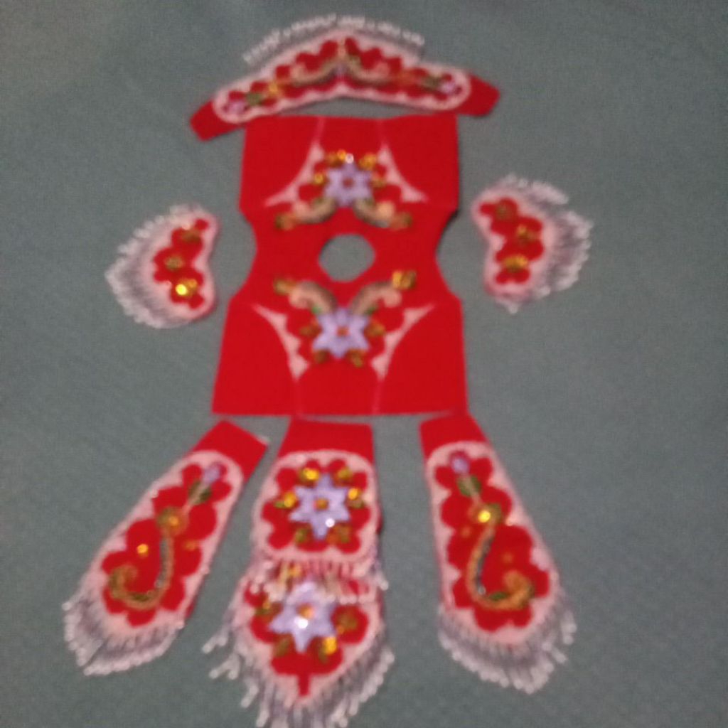 baju wayang golek kidang ukuran besar