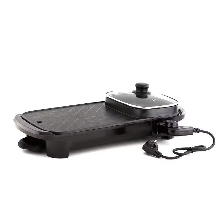 Cypruz BBQ Electric Hot Pot Alat Panggangan Barbequ & Hotpot Elektrik Warna Alat Panggang Listrik