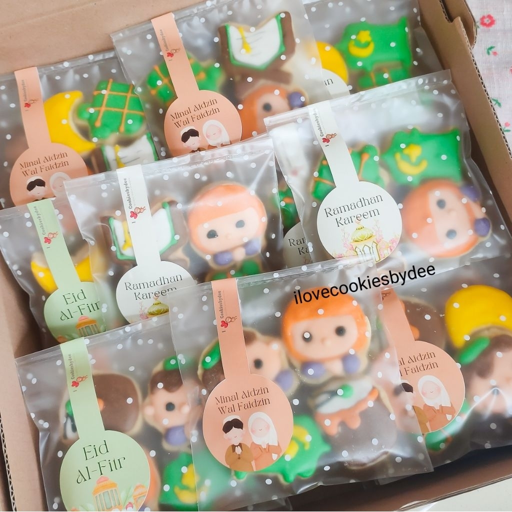 COOKIES SOUVENIR IDUL FITRI KARAKTER LEBARAN