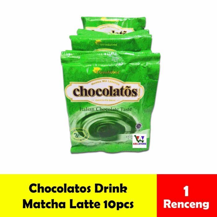[GROSIR] Gery Chocolatos Matcha Drink [28g/10 pcs/renceng]