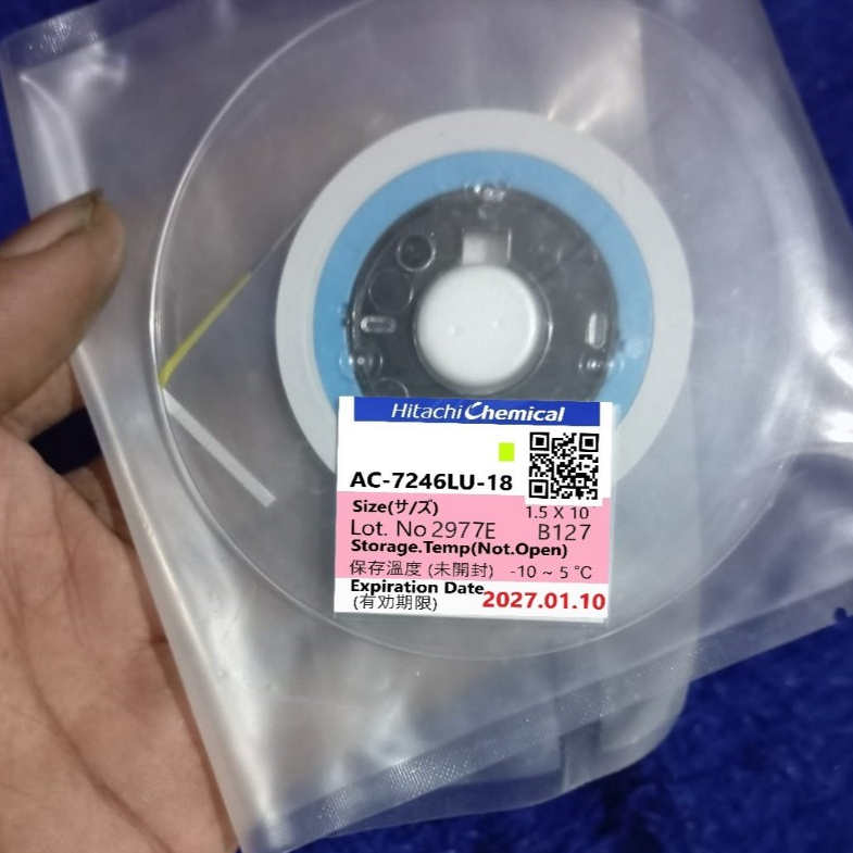 ACF AC 7246 LEM Perekat KABEL Fleksibel Cof Kaca LCD | UJUNG Solder T Untuk Memperbaiki COF LED TV l