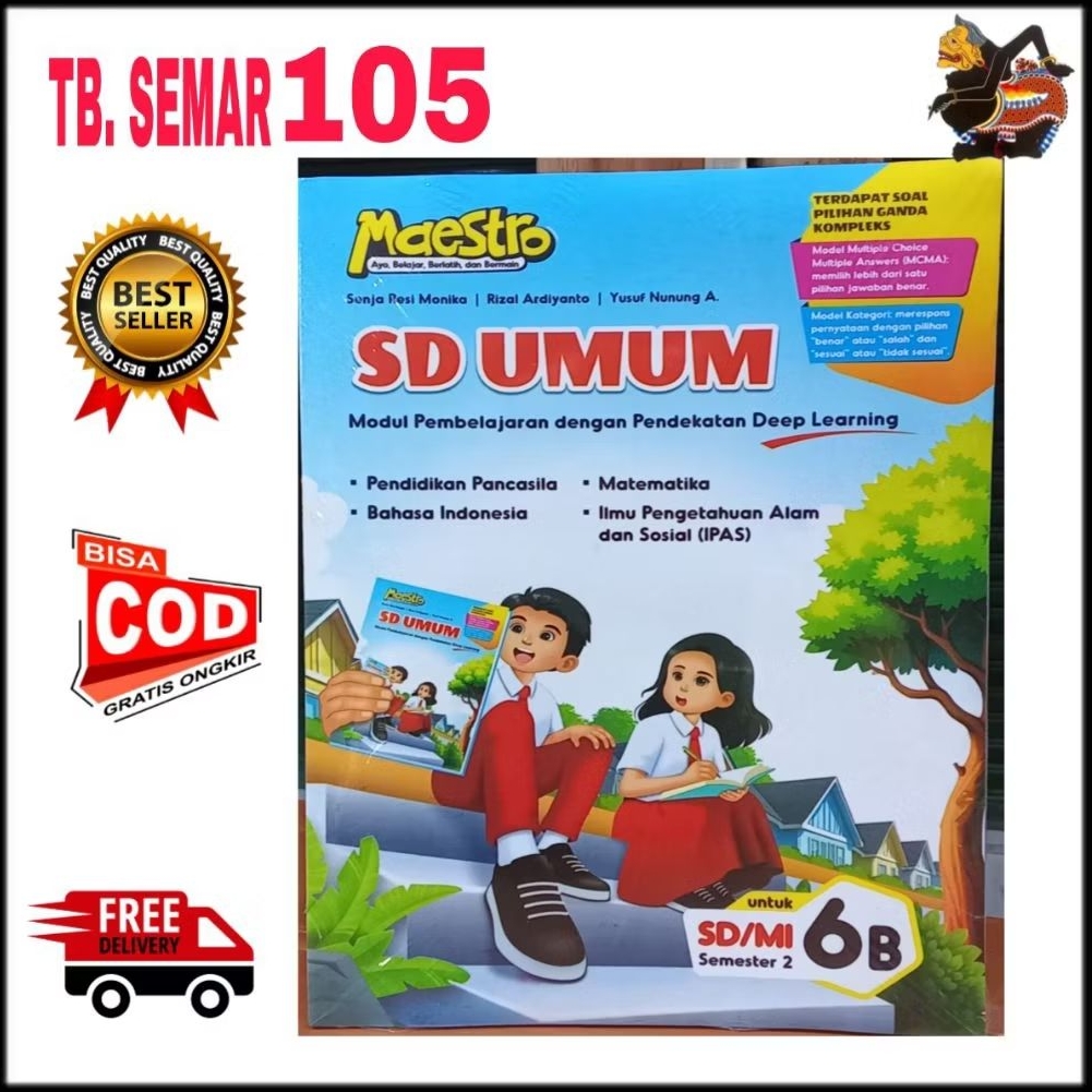 Buku Maestro SD umum kelas 6B Deep Learning kurikulum Merdeka