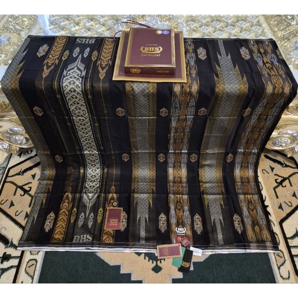 Sarung BHS Excellent JGH Gold JGB JGQ jacquard full songket sarung premium motih elegan