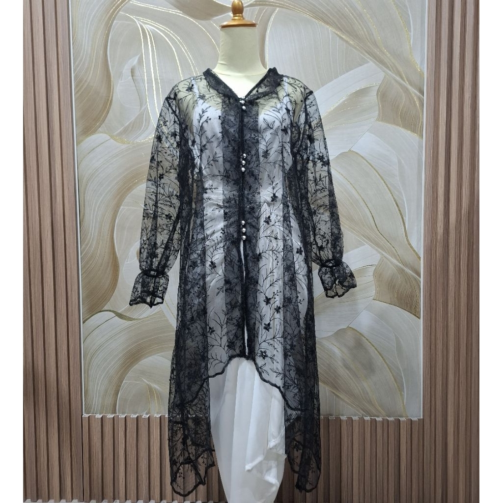 Outer Brukat Cardigan | Outer Brukat Dress | Outer Brukat Kondangan Wanita Atasan Rok Lilit By Megit