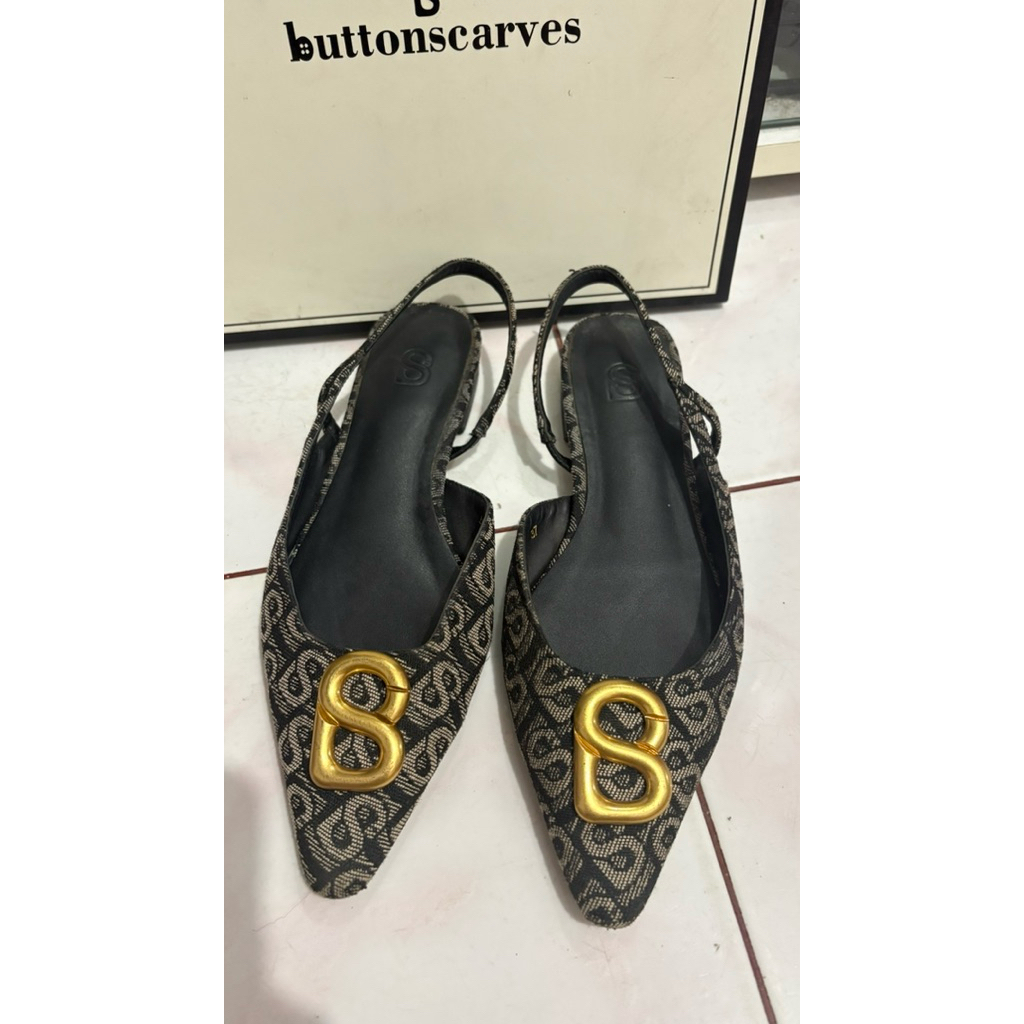 preloved bimu slingback shoes