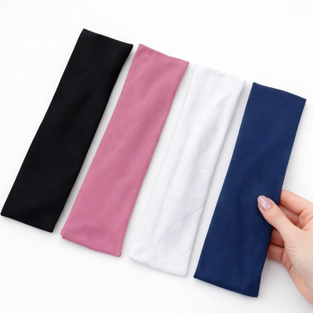 Lusinan 12pcs Bandana Headband Wanita Korea Headband Sport Super Premium Bandana Wanita