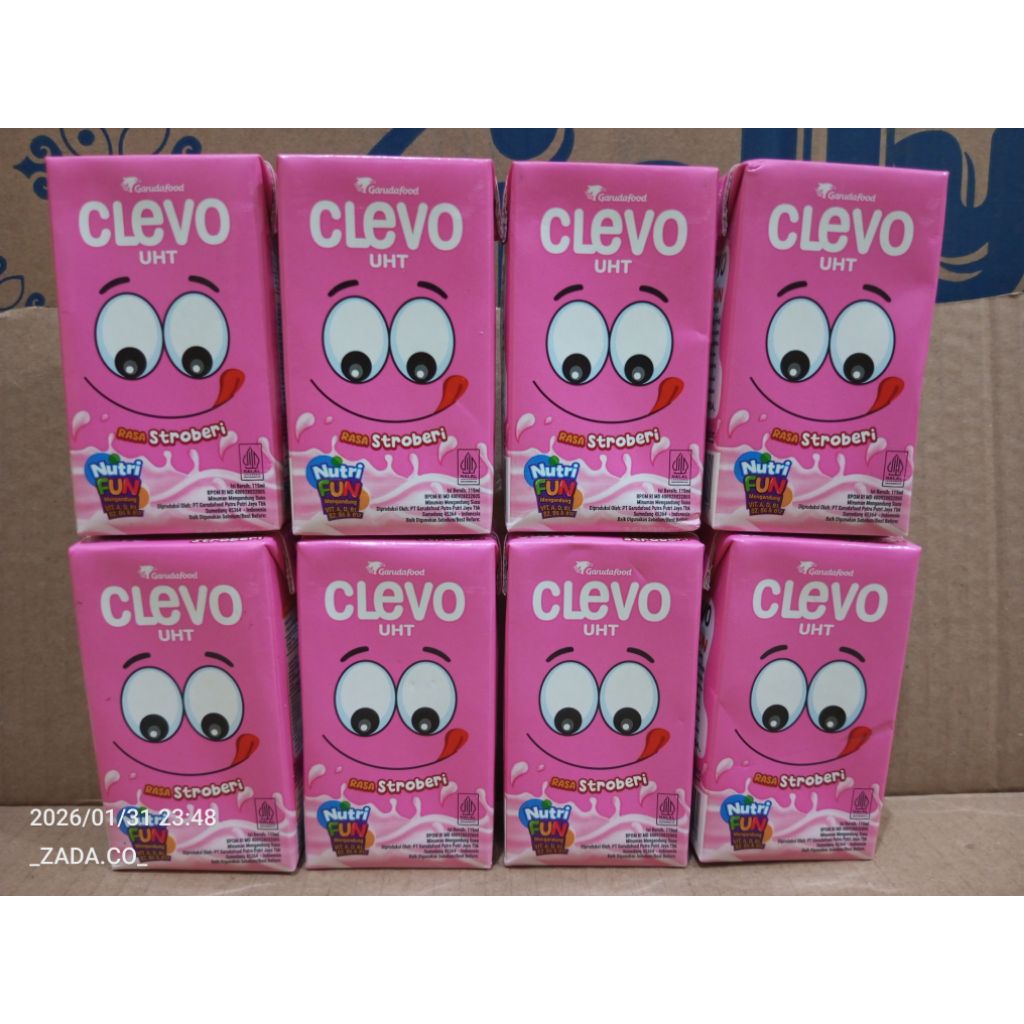 SUSU UHT CLEVO STRAWBERRY