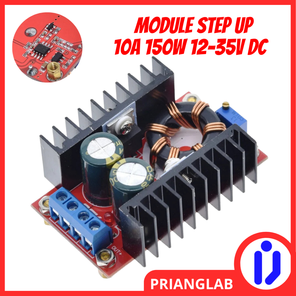 Step Up 10A 150w DC to DC Boost Converter Adjustable Regulator Power Supply Module Step Up 150W Step