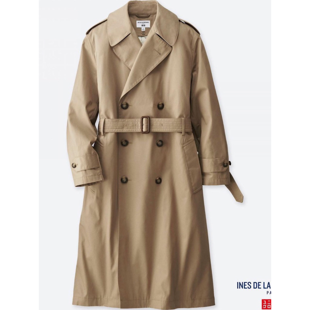 Coat Uniqlo Ines De La Fressange P@ris (Tag lengkap, $uec0n,nya 1,9jt) / Coat Uniqlo / Coat Branded 