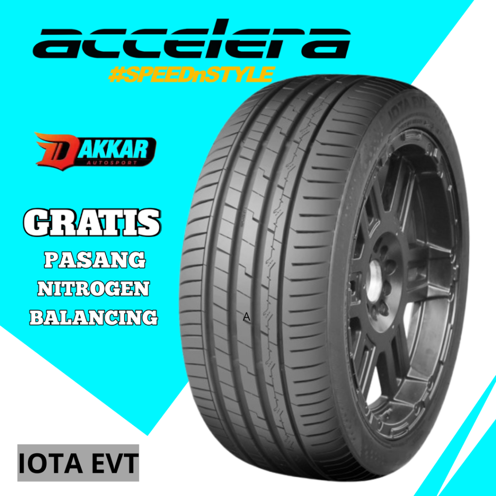 Ban Ring 18 ACCELERA IOTA EVT 225 50 R18 Tubles Ban Mobil Murah R18 225/50