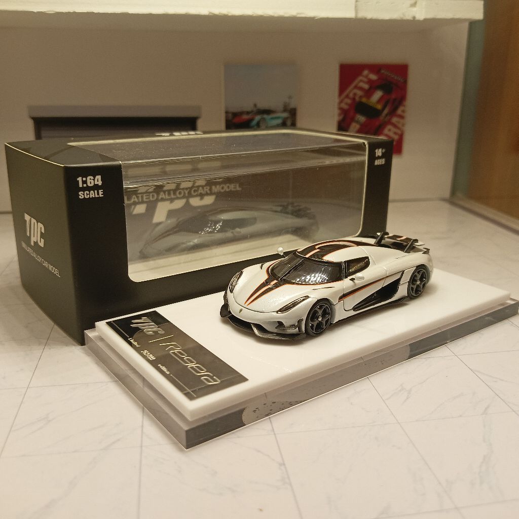 tpc koenigsegg regera pearl white
