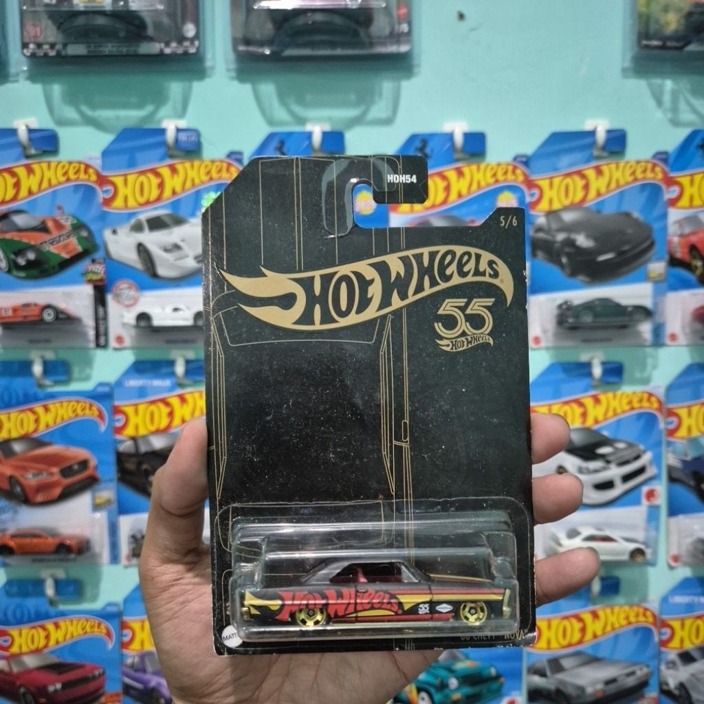 HOT WHEELS 66 CHEVY NOVA 55TH ANNIVERSARY