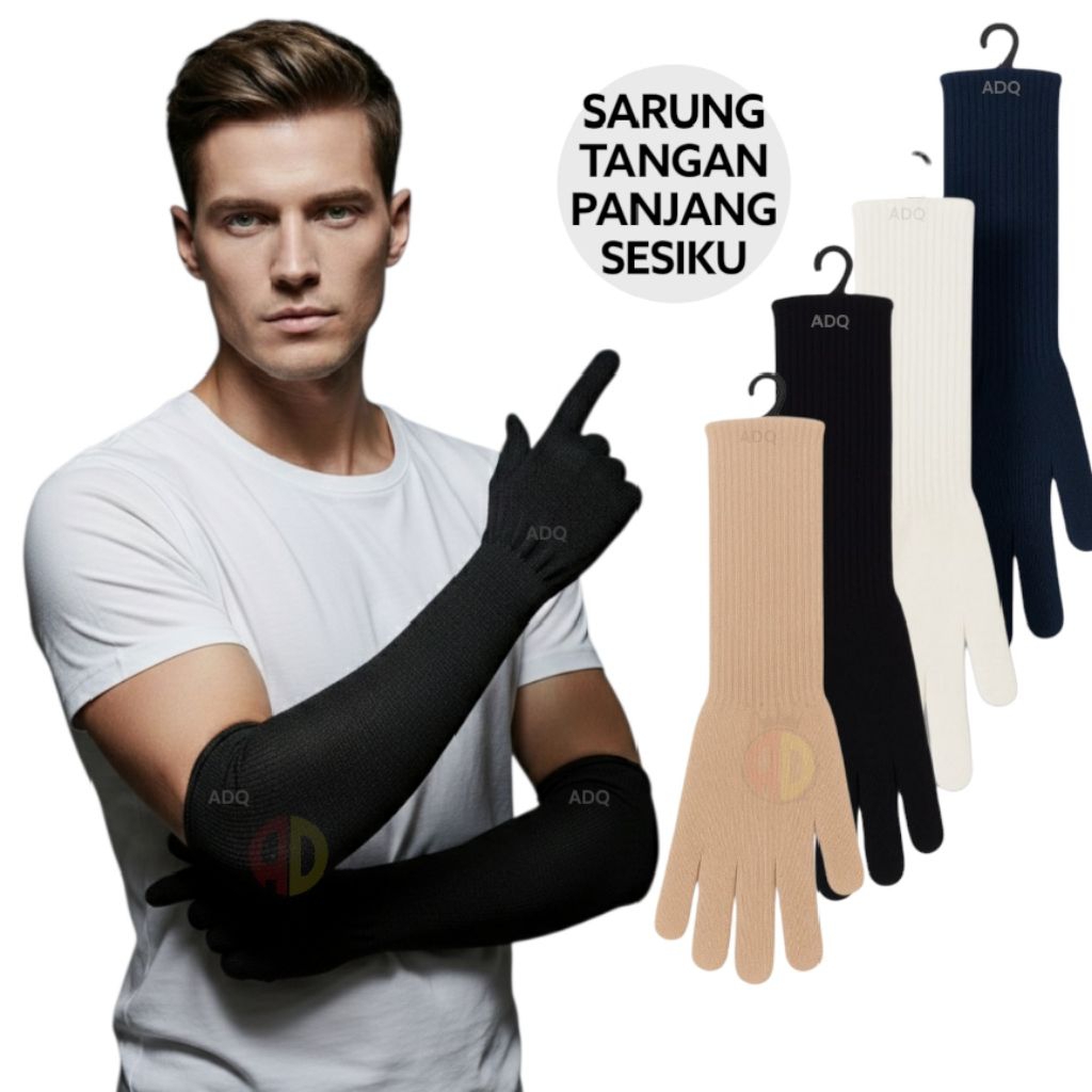 Sarung Tangan Rajut Panjang Sesiku Sarung Tangan Manset Bersepeda/Kebun Sarung Tangan Outdoor