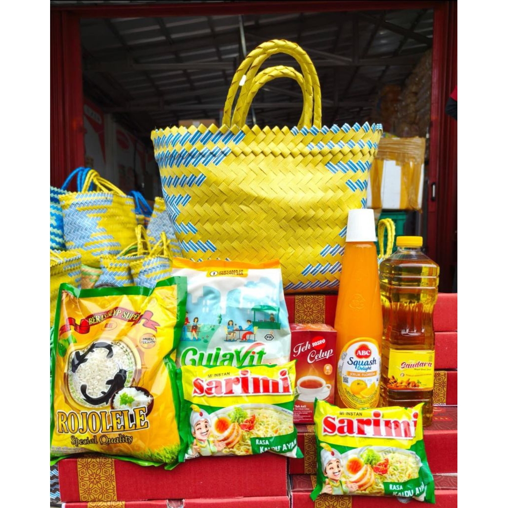 promo paket sembako free tas anyaman /paket munggahan