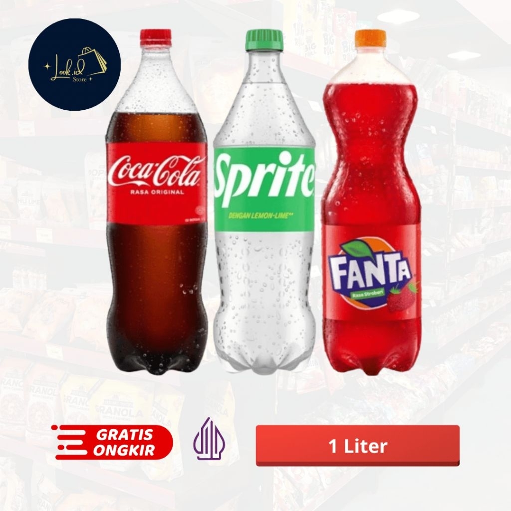 Coca Cola - Sprite - Fanta 1.5 Liter (1500)  Minuman Karbonasi Cocok Untuk Lebaran