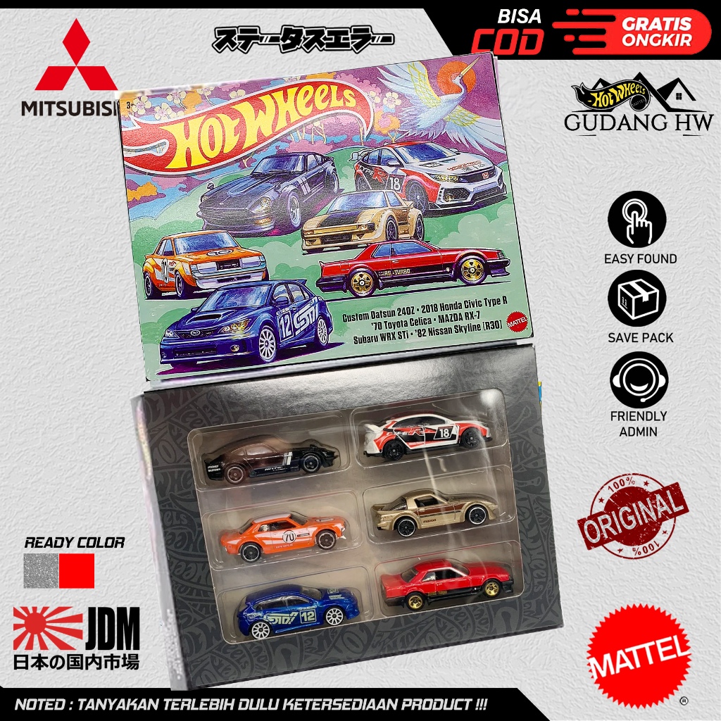 HOT WHEELS JDM PACK, MOBIL HOT WHEELS JEPANG VIRAL