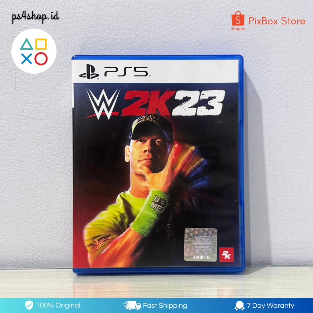 WWE 2K23 PS5 Original Second Bekas | Game Gulat Smackdown Wrestling Realistis