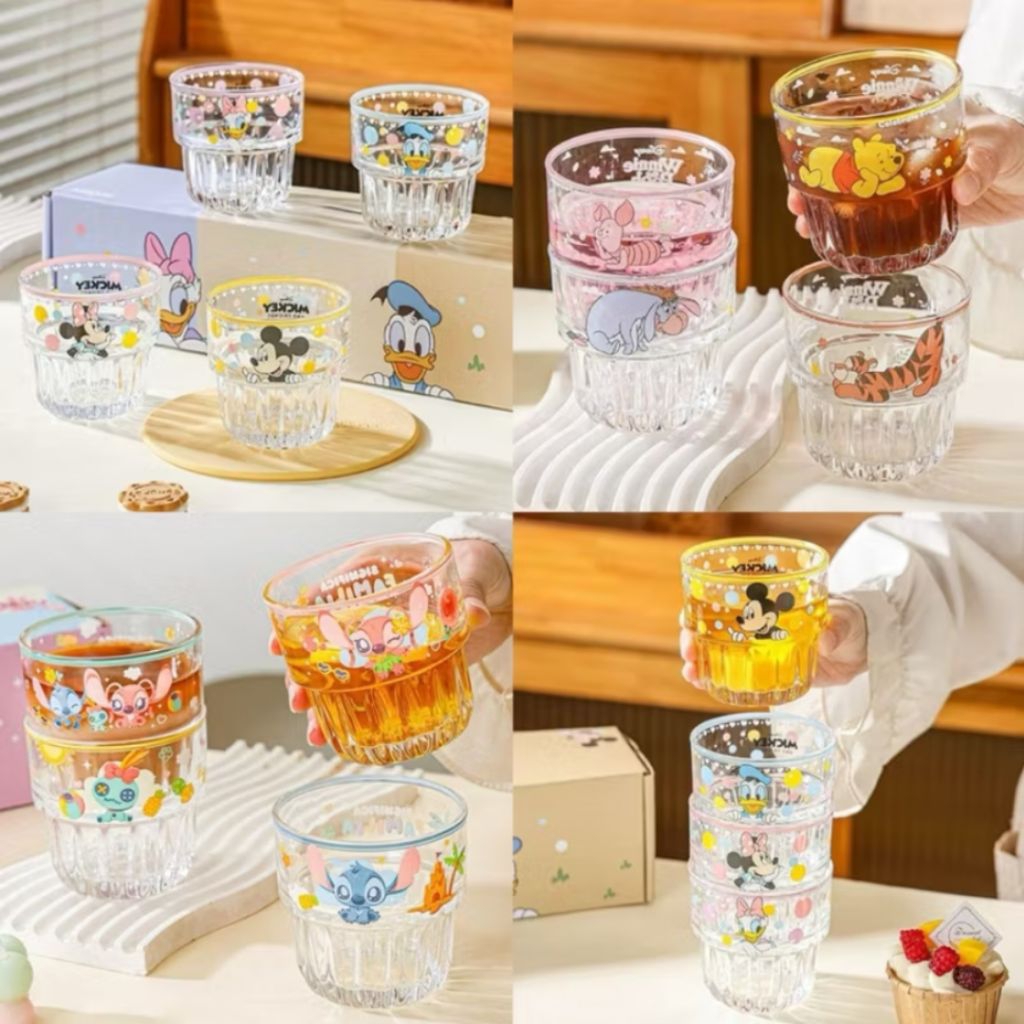 Set Gelas 4 pcs Disney Stitch