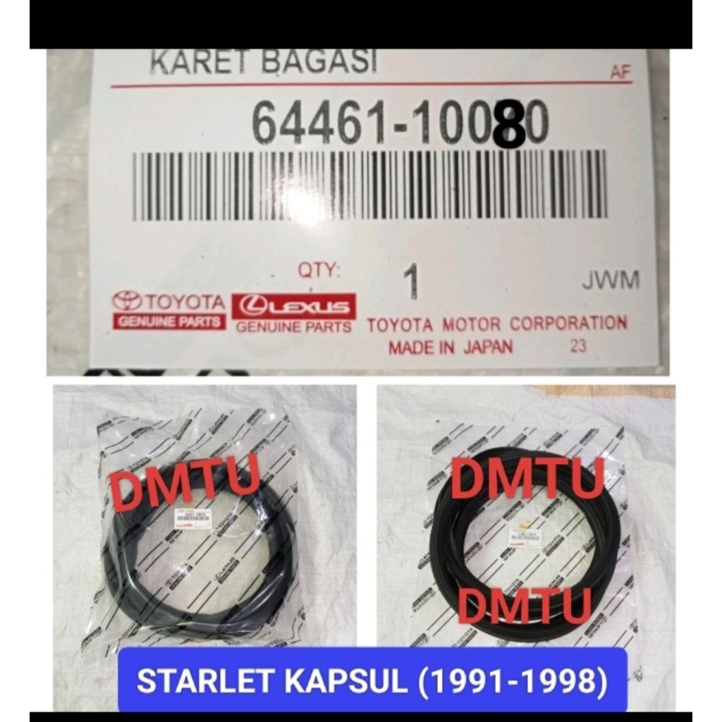 KARET BAGASI STARLET KAPSUL EP81 (1991-1998) MADE IN JAPAN