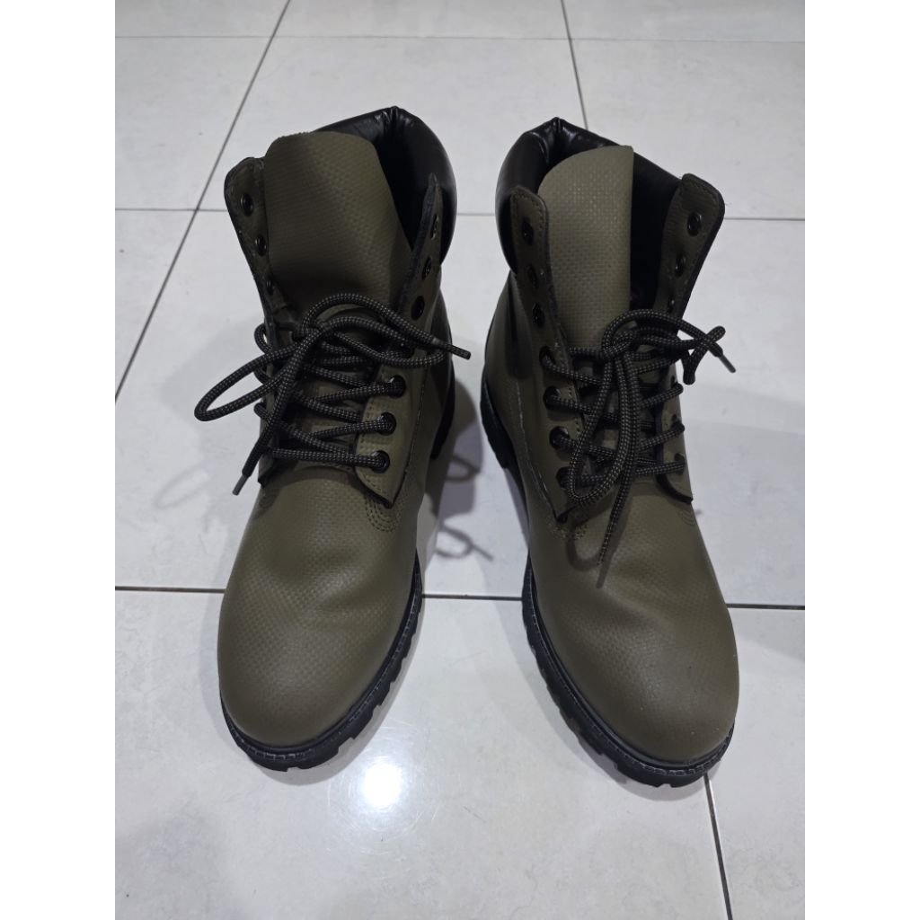 timberland premium waterproof boot green helcor