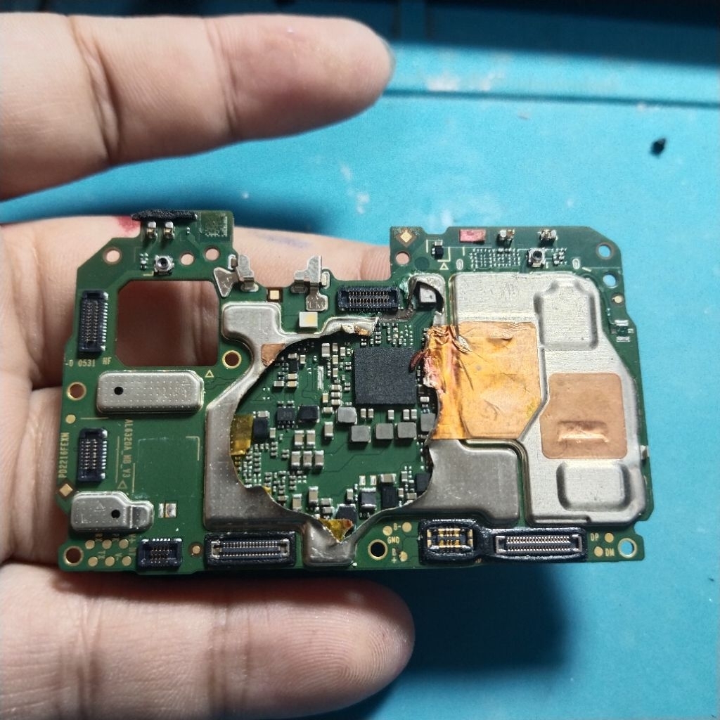 Mesin Vivo Y16 Mati Tidak Segel Kaleng Depan Bahan Repair