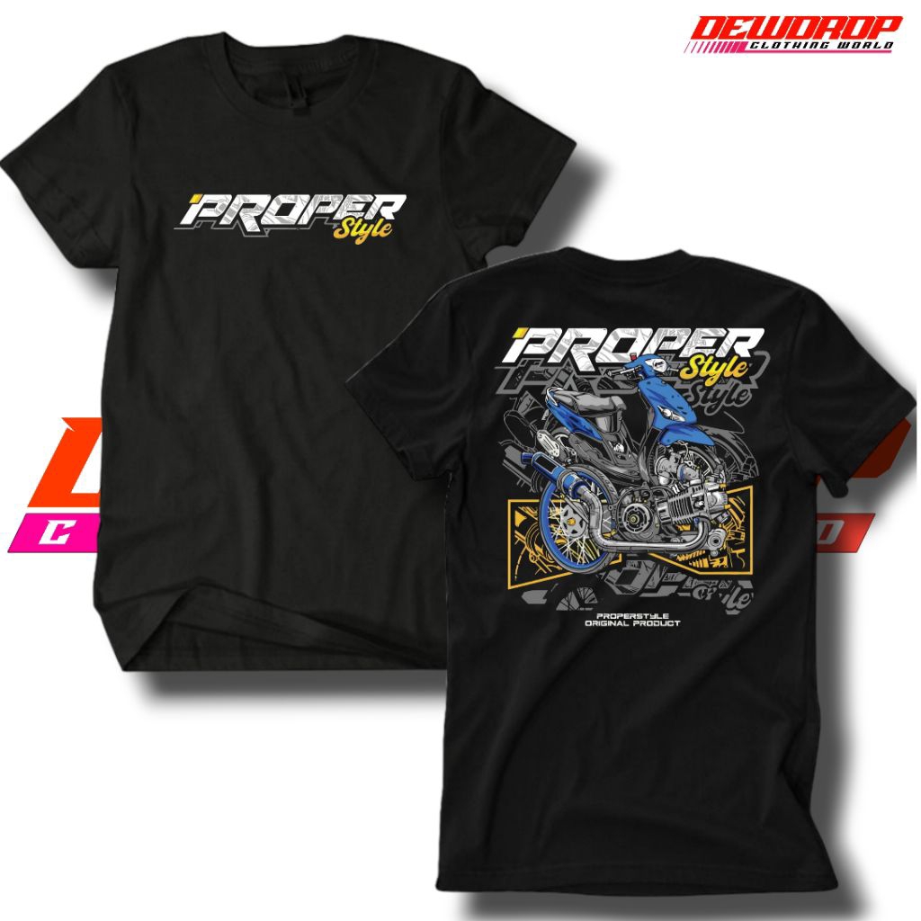Kaos Proper Style | Kaos Distro Racing Yamaha Mio Matic Unisex