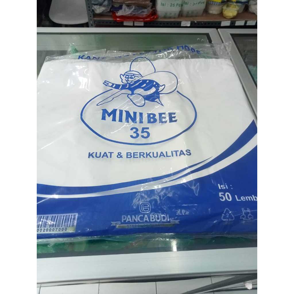 Kantong Plastik HDPE Minibee 35 Ukuran 50 Lembar