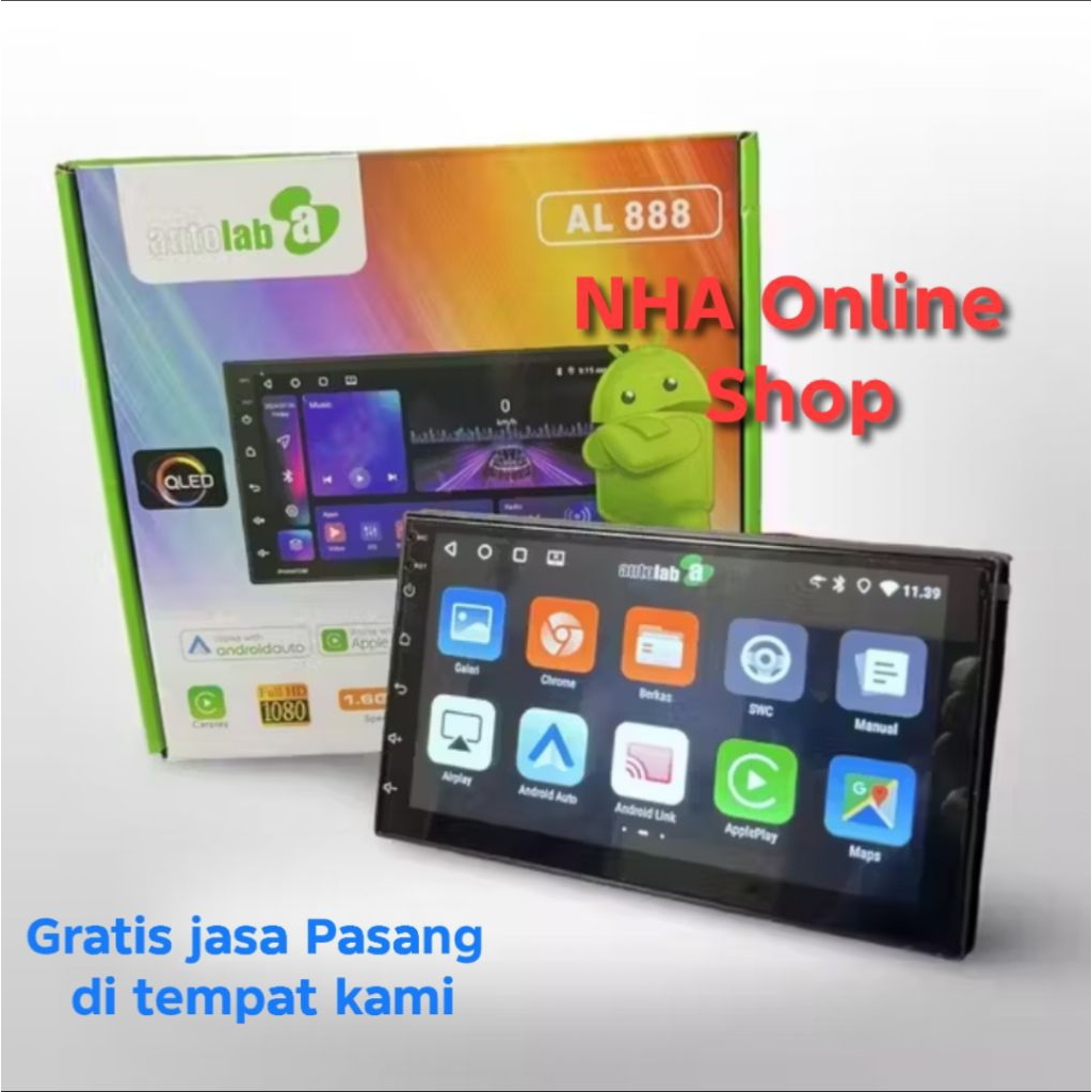Head unit android Autolab AL 888 Qled 7 inch