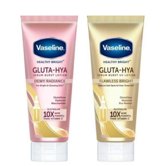 VASELINE GLUTA HYA BODY LOTION 180ML/VASELINE SOFT+GLOW GLUTA VITAMIN SPF20 BODY SERUM/VASELINE SUN 