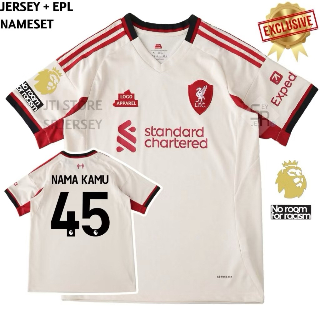 Jersey Liverpool Away 2025 2026 - Jersey Liverpool Grade Original