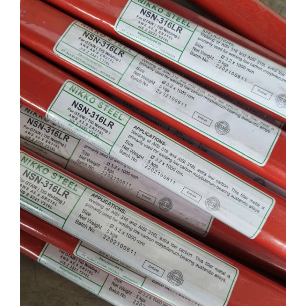 Kawat Las Tig Argon NSN 316LR Nikko Steel