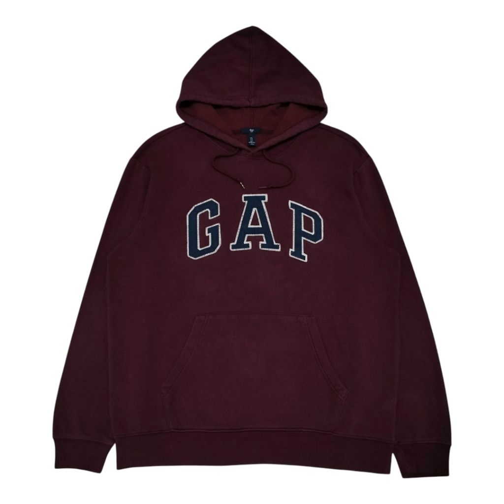 Hoodie GAP Logo Burgundy Second Original