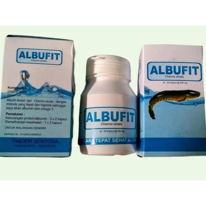 Albufit Protein Albumin Kapsul Ekstrak Ikan Gabus