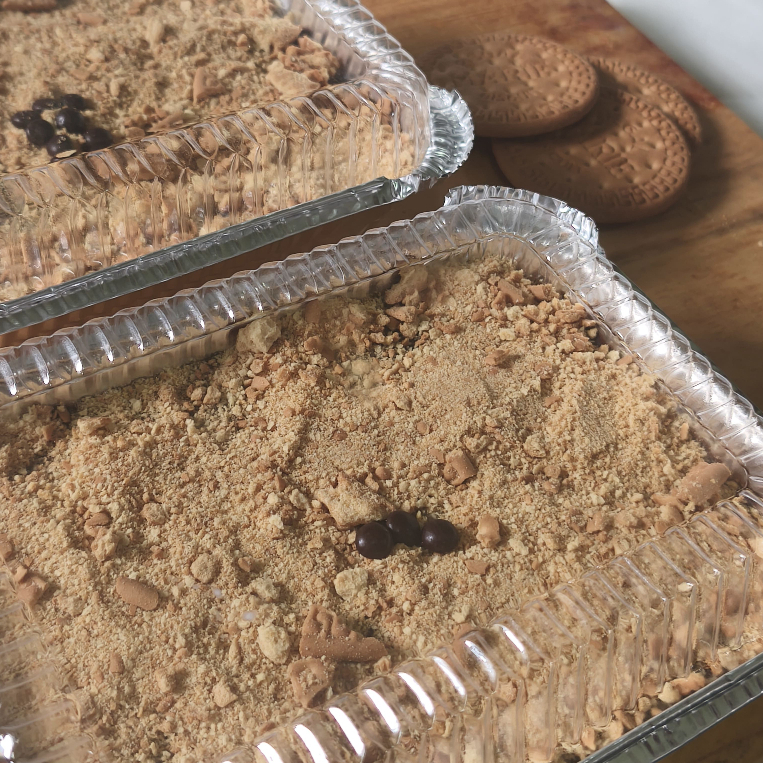 Puding Coklat Crumble