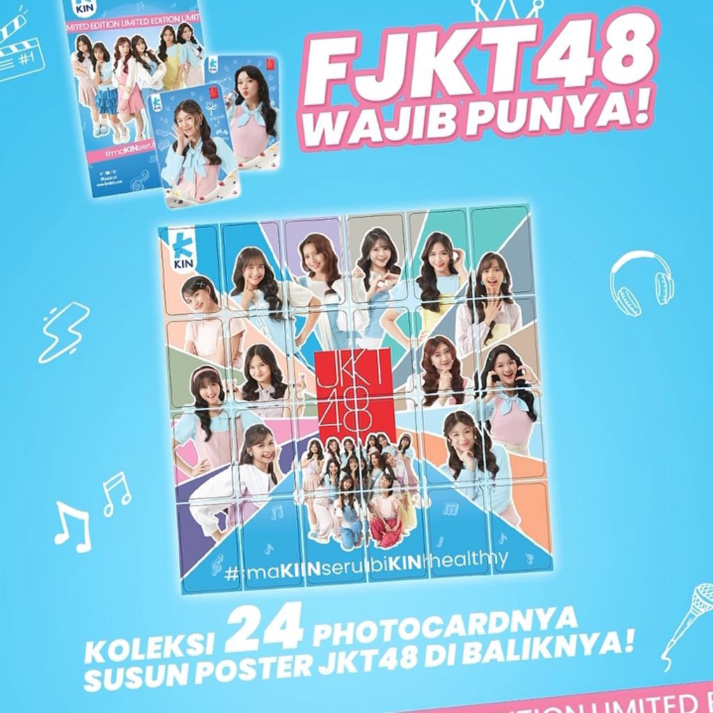 Photocard Kin x JKT48 Official Merchandise PC Photo Card Original Murah Sale Diskon Murce Jpop Idol 